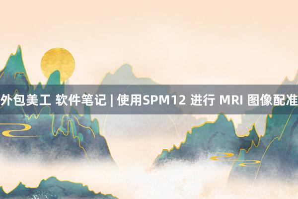 外包美工 软件笔记 | 使用SPM12 进行 MRI 图像配准